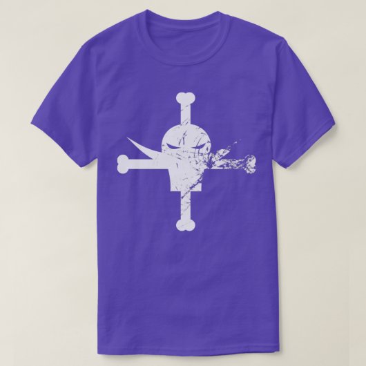 Weißer Bart zerstört Weiß T-Shirt (Design vorne)