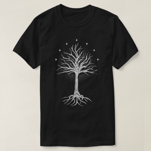 Weißer Baum aus dem Gondor-Telefongehäuse T-Shirt (Design vorne)