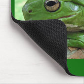 Weißer Baumfrosch - Litoria caerulea Mousepad (Ecke)
