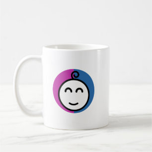 Weißer Becher Kaffeetasse