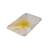 Weißer Begonia Badematte (Schrägansicht)