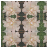 Weißer Begonia Blume Gemustertes Gewebe Stoff (Muster)