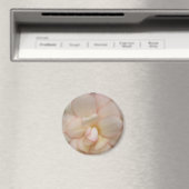 Weißer Begonia-Blume Magnet (In Situ (Geschirrspüler))