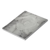 Weißer Begonia Notizblock (Rotiert)