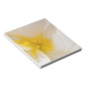 Weißer Begonia Notizblock (angewinkelt)