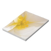 Weißer Begonia Notizblock (Rotiert)