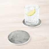 Weißer Begonia Untersetzer (Seite)