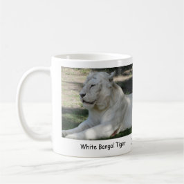 Weißer bengalischer Tiger Kaffeetasse