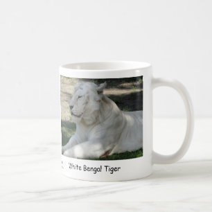 Weißer bengalischer Tiger Kaffeetasse