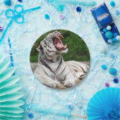 Weißer bengalischer Tiger-Papierplatte Pappteller (Party)