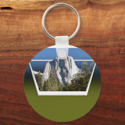 Weißer Berg Schlüsselanhänger (Vorderseite)