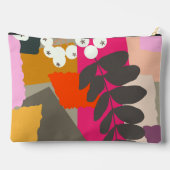 Weißer Berries Farbgeblasener Farbblock Spaß Somme Zubehörtasche (Rückseite)