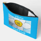 Weißer Beutelbeutel Zubehörtasche (Offen)