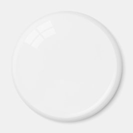 Weißer Billardball-Kühlschrankmagnet Magnet