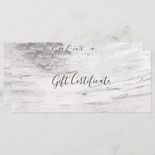 Weißer Birkenbaum Holz rustikale Farm Geschenkguts (Vorne/Hinten)