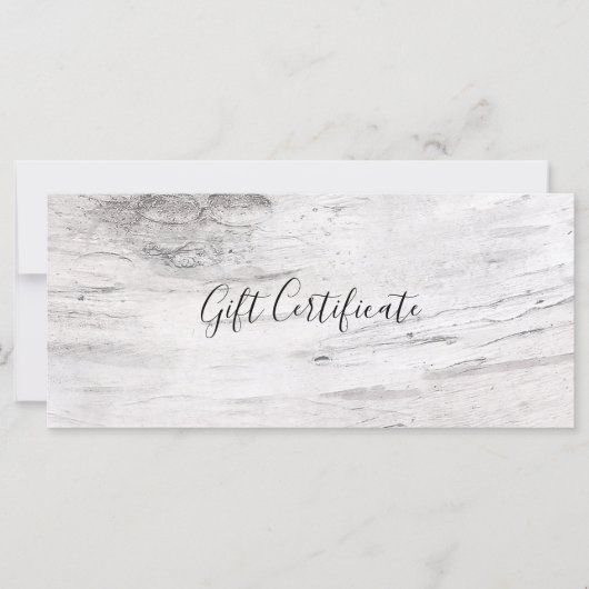 Weißer Birkenbaum Holz rustikale Farm Geschenkguts (Vorderseite)