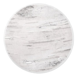 Weißer Birkenholz Rustikaler Landhaus Stall Keramikknauf