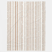 Weißer Birkenwald Fleecedecke (Vorderseite)