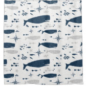 WEISSER BLAU MIT TEXTURE DUSCHVORHANG (Vorderseite)