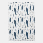 WEISSER BLAU MIT TEXTURE GESCHIRRTUCH (Vertikal)