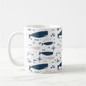 WEISSER BLAU MIT TEXTURE KAFFEETASSE (Links)