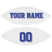 WEISSER BLAU UND NAVY Custom Football (Paneele)