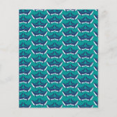 Weißer Blauwal Meer Tier Grüne Ozeane Flyer (Hinten)