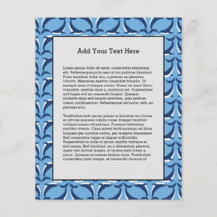 Weißer Blauwal Yin Yang Sea Animal Ocean Marine Flyer