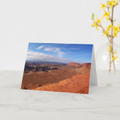 Weißer Blick auf den Canyonlands Nationalpark Karte (Gelbe Blume)