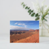 Weißer Blick auf den Canyonlands Nationalpark Postkarte (Stehend Vorderseite)