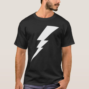 Weißer Blitzschlag T-Shirt
