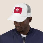 Weißer Blume Truckerkappe (Beispiel)