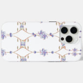 Weißer Blumenkoffer Case-Mate iPhone Hülle (Rückseite (Horizontal))