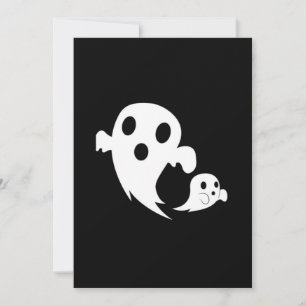 Weißer Boo  Feiertagskarte