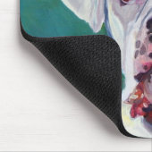 Weißer Boxer-Hund Mousepad (Ecke)