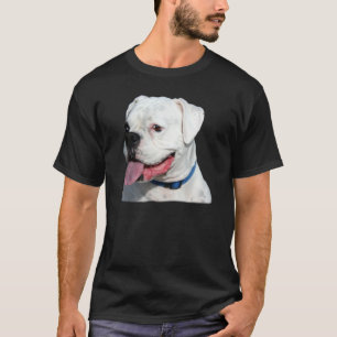 Weißer Boxer-T - Shirt