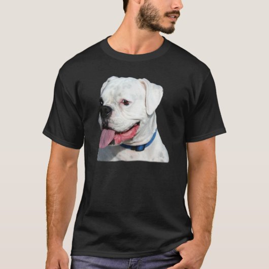 Weißer Boxer-T - Shirt (Vorderseite)