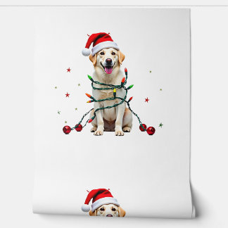 Weißer Boxerhund hässlicher Weihnachtspullover lus Tapete