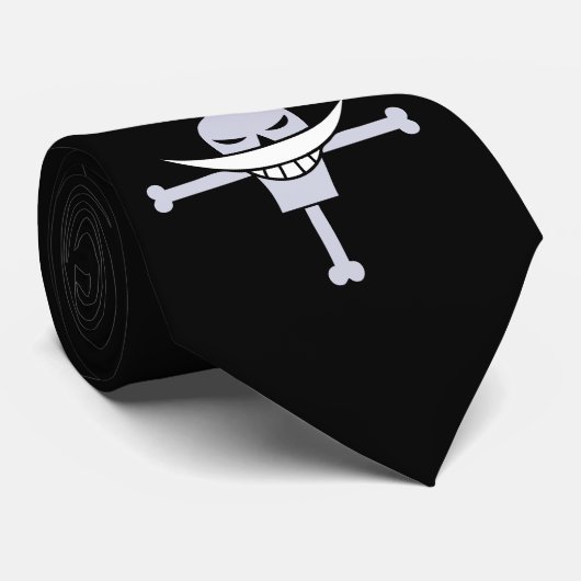 Weißer Braba Krawatte (Gerollt)