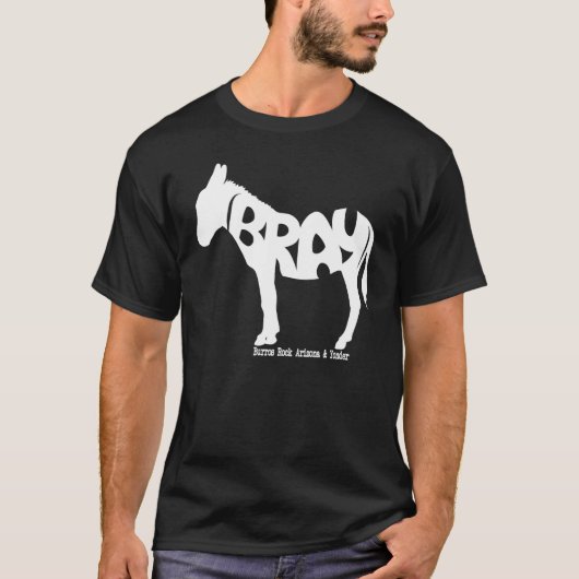 Weißer BRAY Burro Boxy T-Shirt (Vorderseite)