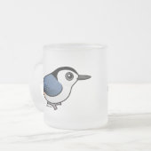 Weißer-breasted Kleiber Mattglastasse (Vorderseite Links)