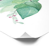 Weißer Brustvogel Fotodruck (Ecke)