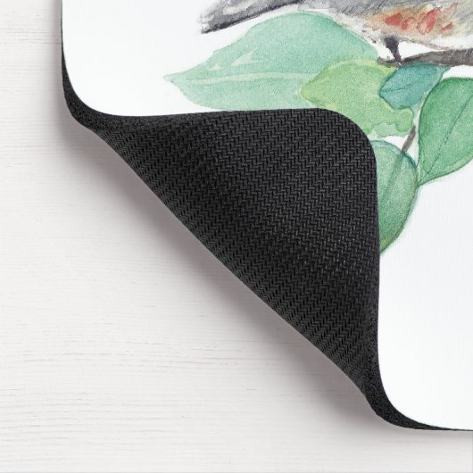 Weißer Brustvogel Mousepad (Ecke)