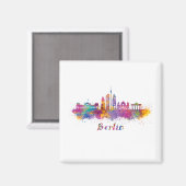 Weißer Buchenbarsch Magnet (Vorderseite/Rückseite)