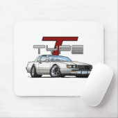 Weißer Buchsen T-Typ Mousepad (Mit Mouse)