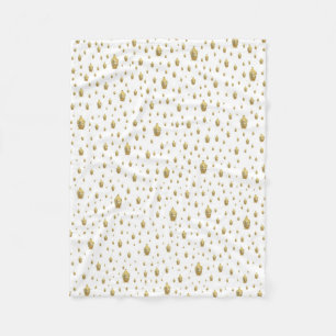 weißer Budda Fleecedecke