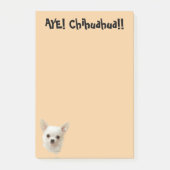 Weißer Chihuahua, Aye Chihuahua Post-it Klebezettel (Vorderseite)