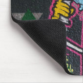 Weißer Clown Mousepad (Ecke)