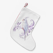 Weißer Cockatiel Kleiner Weihnachtsstrumpf (Vorderansicht (hängend))