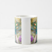 Weißer Crew Aquamariner Wing Fantasy Bird Kaffeetasse (Mittel)